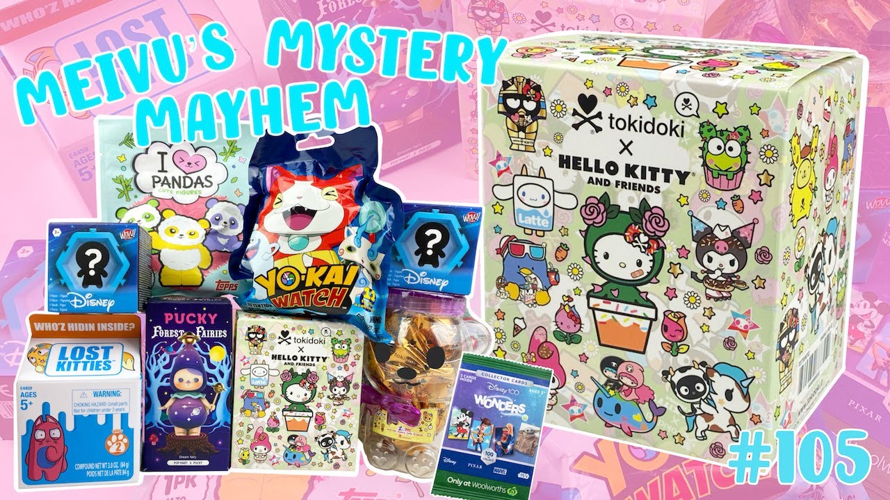 ОТКРЫВАЕМ САМЫЕ ЖЕЛАЕМЫЕ КОРОБКИ-СЛЕДЫ! Sanrio, POP MART, Tokidoki, Disney, Anime, Pucky! | MMM 105