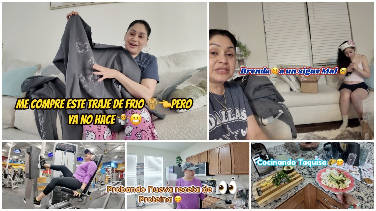 ME FUI SOLA 😭 AL GYM 💪 BRENDA 🤒SIGUE ENFERMA 🤧   ES MUY DIFÍCIL 😥 A GUANTAR LA TENTACIÓN 😮‍💨🌮👀🫢