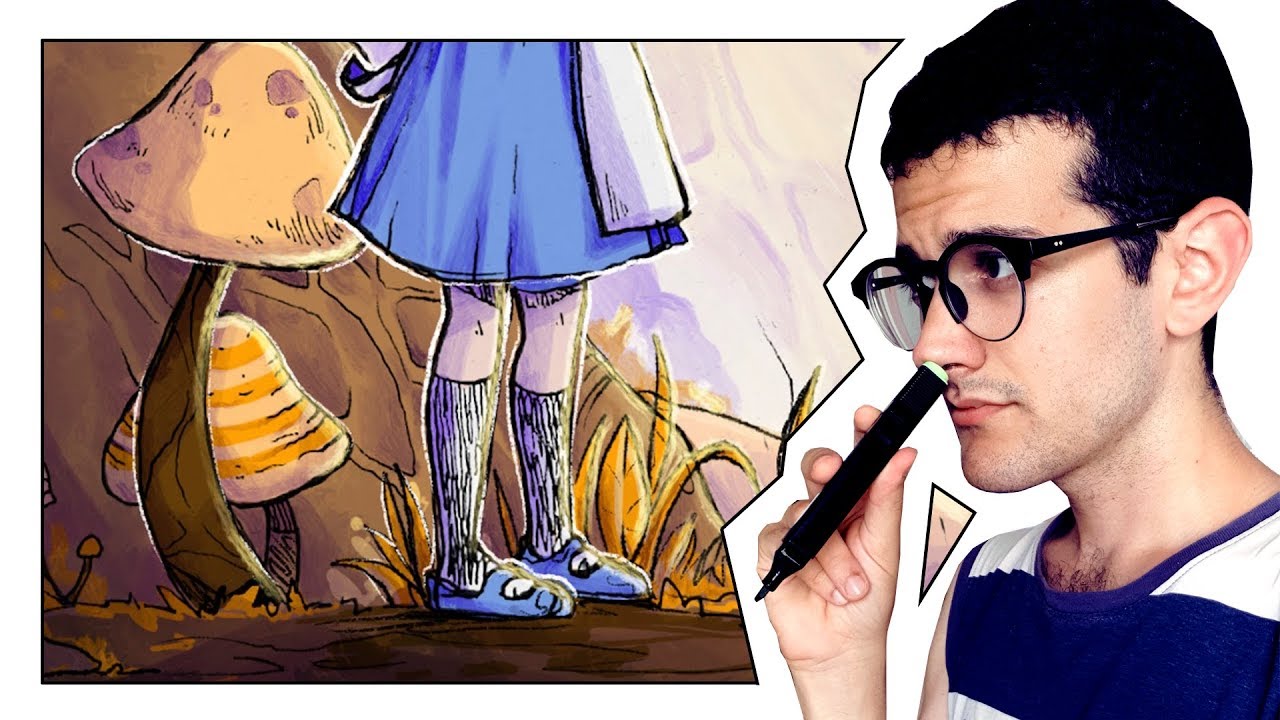 Alicia en el País de las Maravillas - DIBUJO EN TIEMPO REAL - Kaos