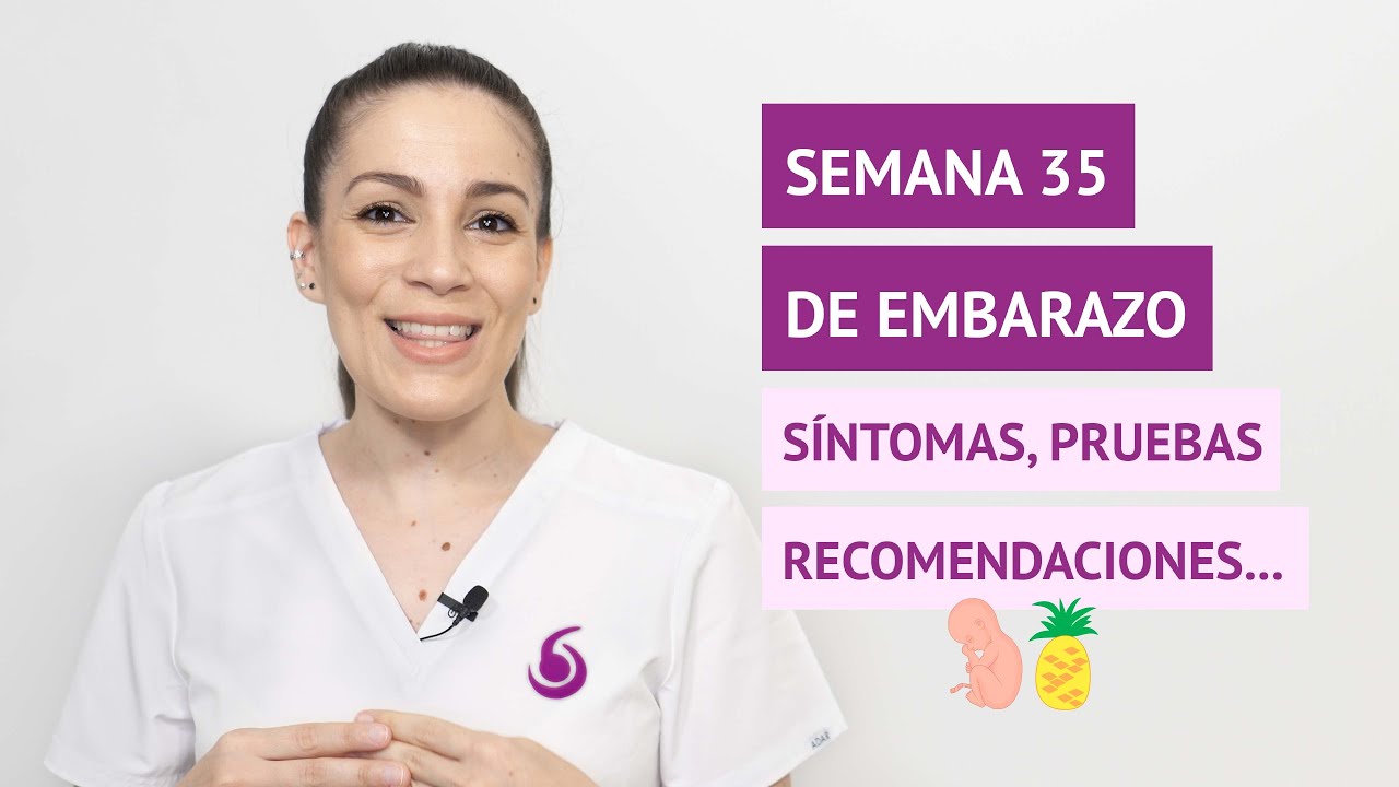 Semana 35 de embarazo 🤰: ¿Cómo es el bebé y cuáles son los síntomas?