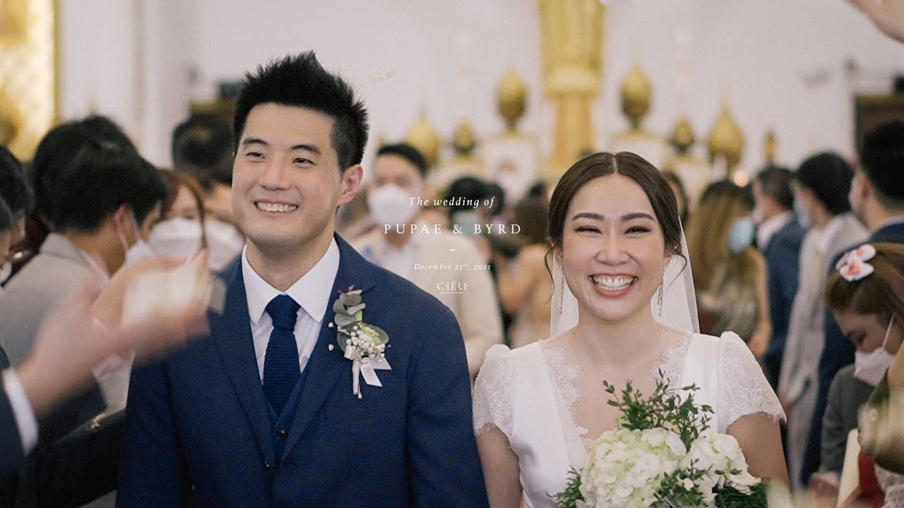 พิธีแต่งงานในโบสถ์ วัดพระมหาไถ่ กรุงเทพ Catholic Wedding Ceremony at Holy Redeemer Church Bangkok