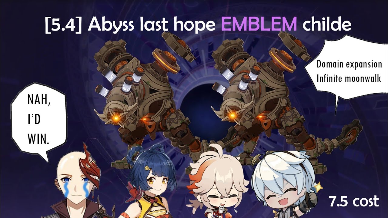 [5.4 Abyss]​ C0 Childe international speedrun 79s Top half continues - 7.5 cost