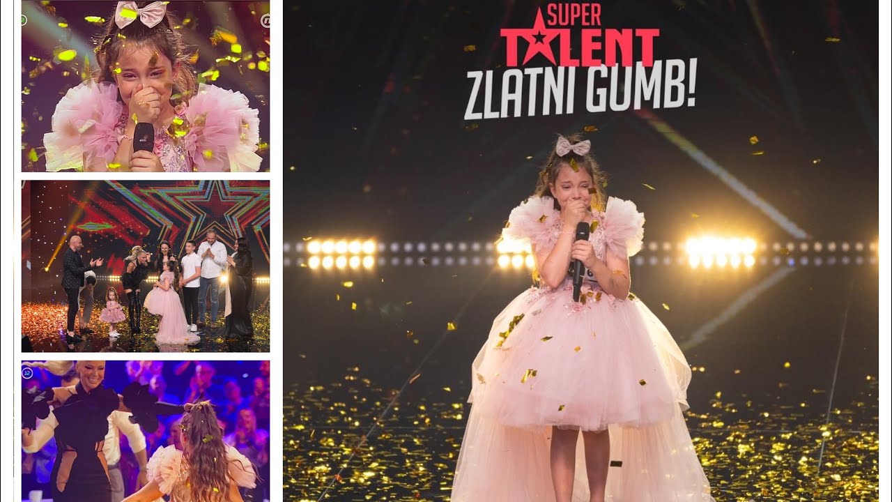 Ena Nizic | Audicija ZLATNI GUMB / Golden Buzzer: 9-Year-Old Ena makes Croatian SUPERTALENT HISTORY