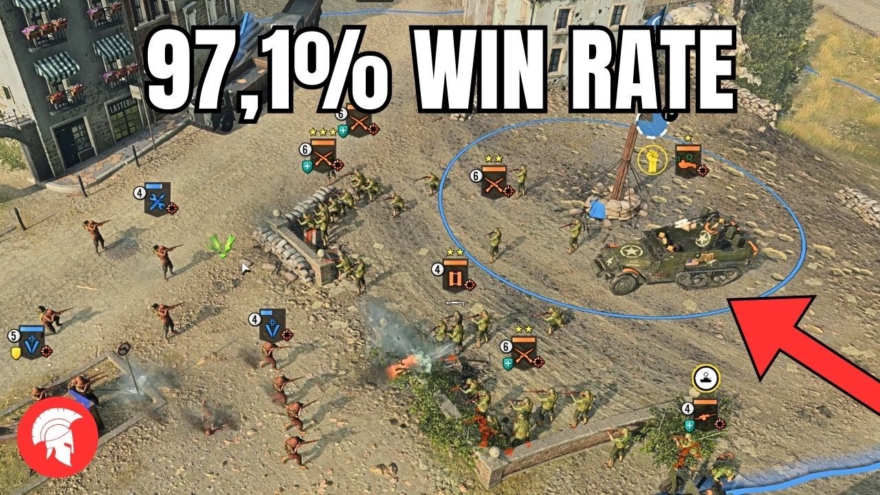 The Best COH3 Player? Look at his Stats... | COH3 | Afrikakorps | 4vs4 | No Commentary