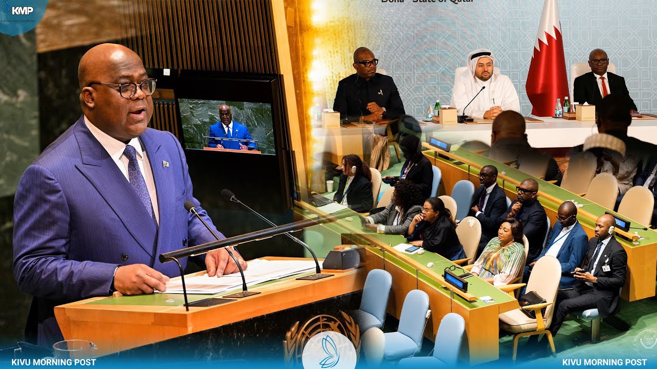 RDC-NEW-YORK : FACE À L'AVANCÉE DU M23, TSHISEKEDI ANNONCE LA POURSUITE DU DIALOGUE DOHA