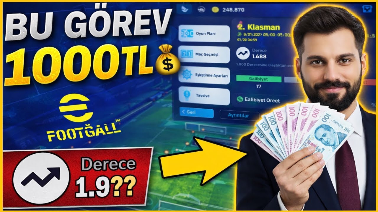 BU GÖREV 1000 TL DEĞERİNDE 💰 AMA ŞARTLAR ZOR 😣 eFOOTBALL