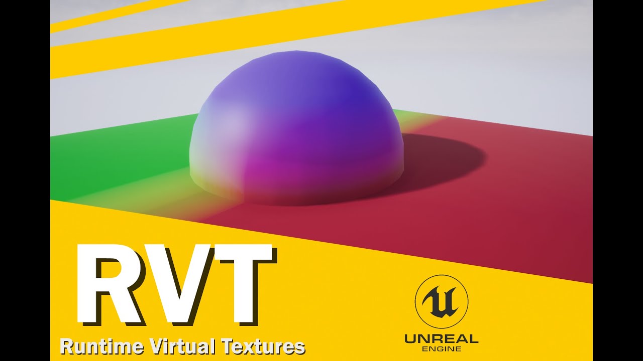 Unreal Runtime Virtual Texture (RVT) Blending