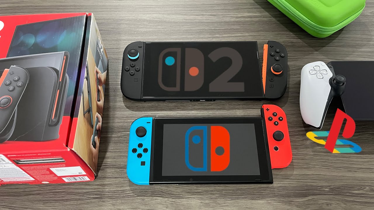 Switch 2 Unboxing and Hardware Comparisons *FEATURING PS Portal*
