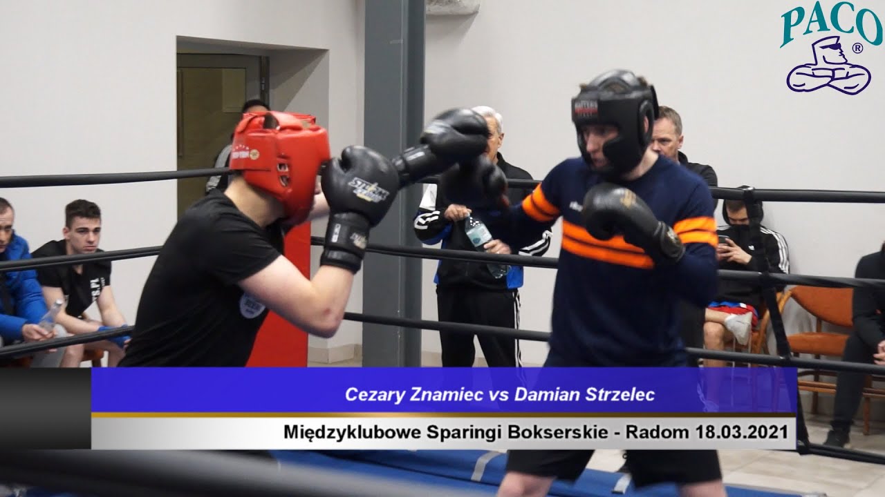 Międzyklubowe Sparingi Bokserskie   Radom Cezary Znamiec vs Damian Strzelec 18 03 21