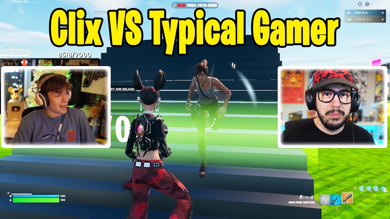 Clix VS Typical Gamer 1v1 Buildfights!