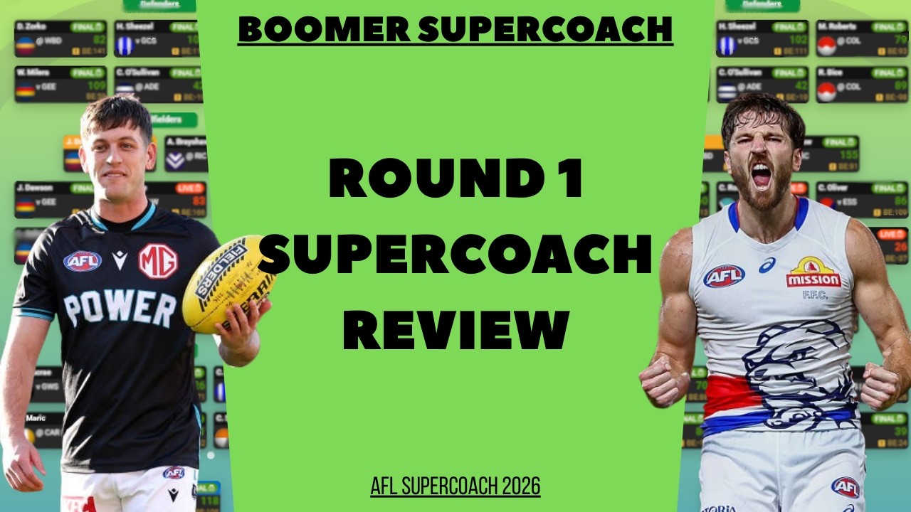 Butters Captaincy FAILURE! - Round 1 Review | AFL SuperCoach 2026