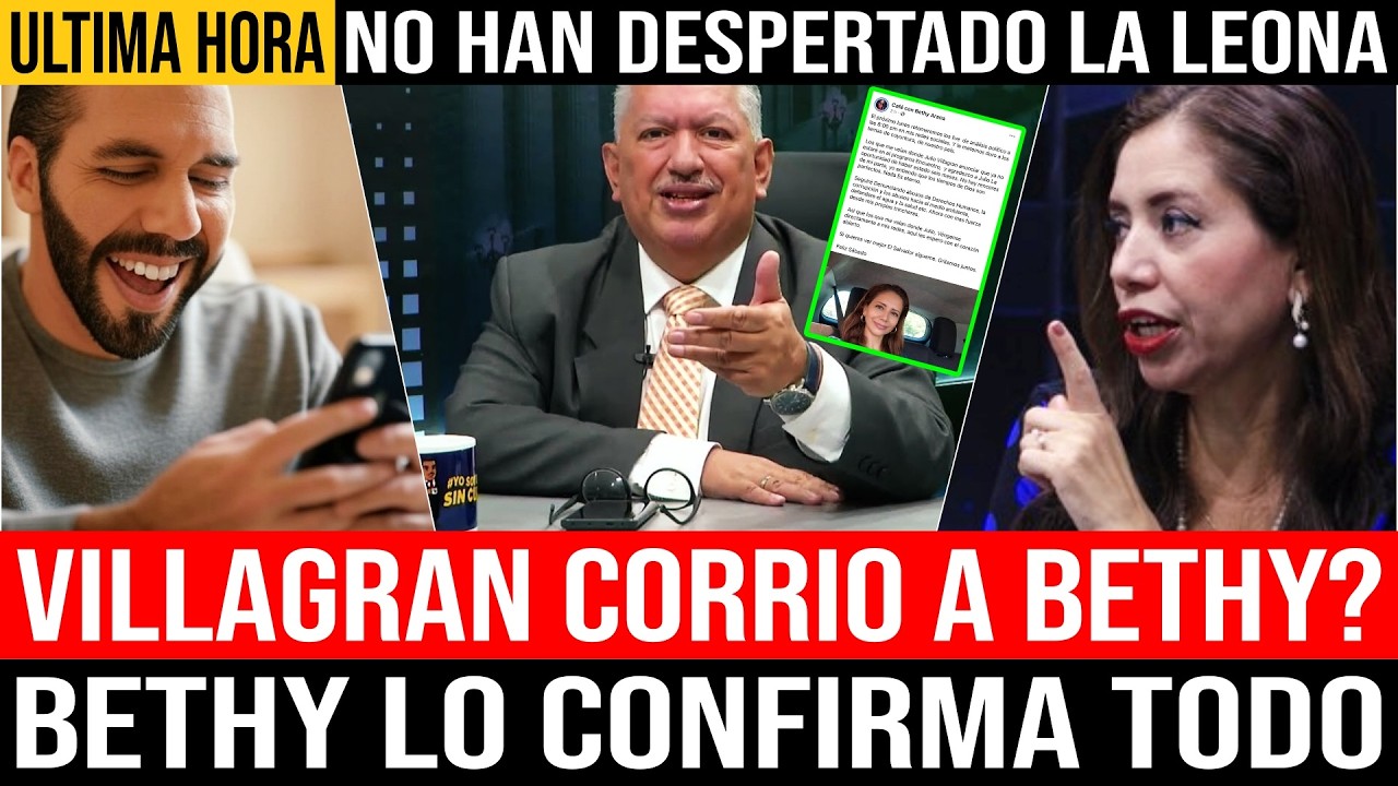 SE ACABO  CORRIERON A BETHY DE PROGRAMA DE TELEVISION  ELLA LO CONFIRAMA   NO SE IRA DEL PAIS !
