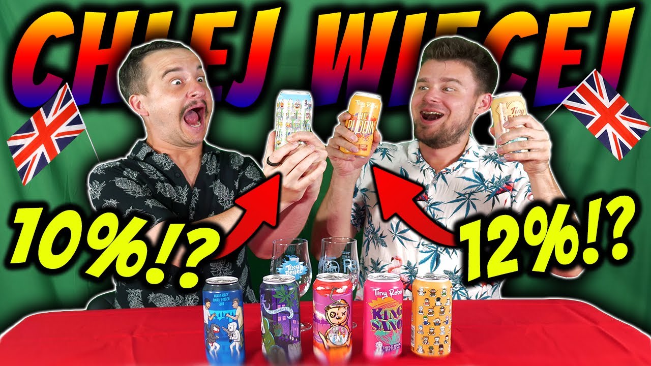Wielki TEST MOCNYCH kraftowych PIWEREK z WIELKIEJ BRYTANII! (Chlej Więcej #6) [z: Bladii]