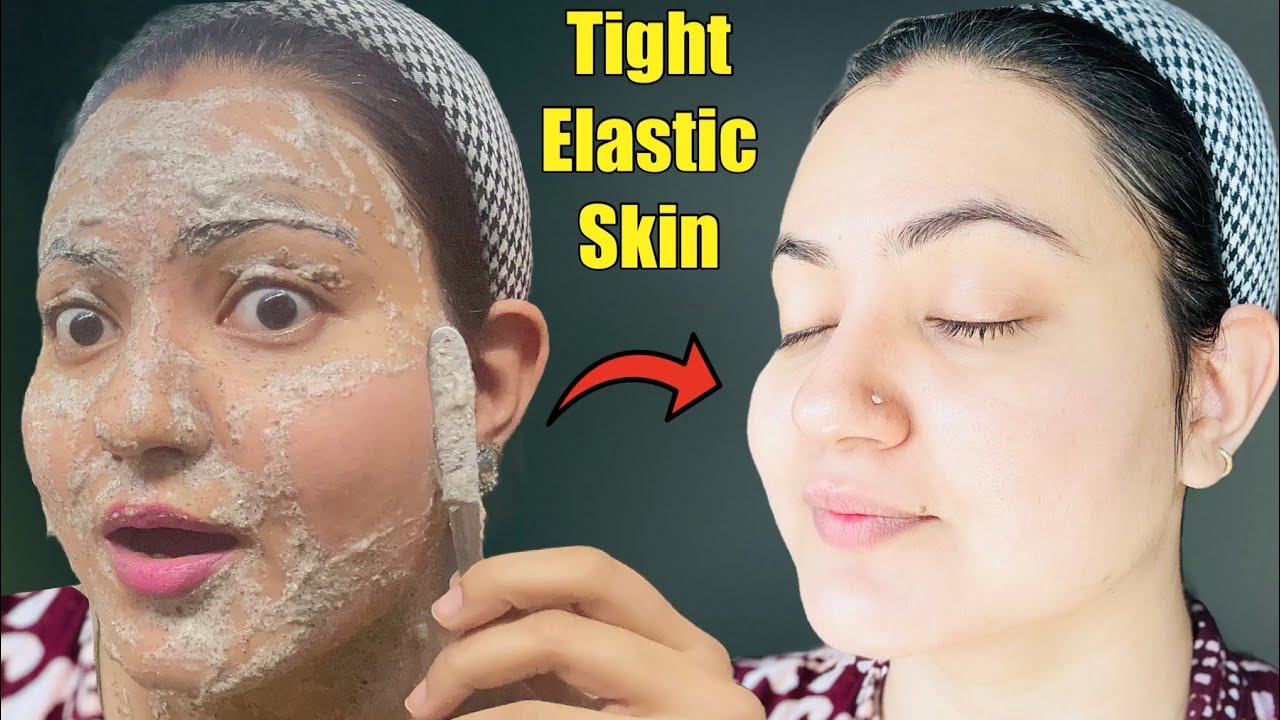 DIY *Face-Lift* Challenge : सिर्फ एक बार में पाएं Tight,Elastic,Young Skin | 100% Results💕
