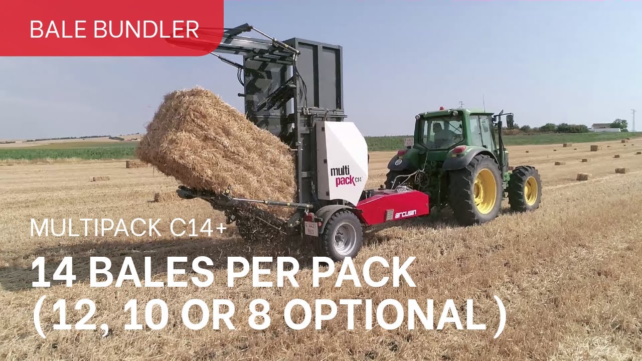 Bale Bundler with 14, 12, 10 or 8 bales per pack | MultiPack C14+