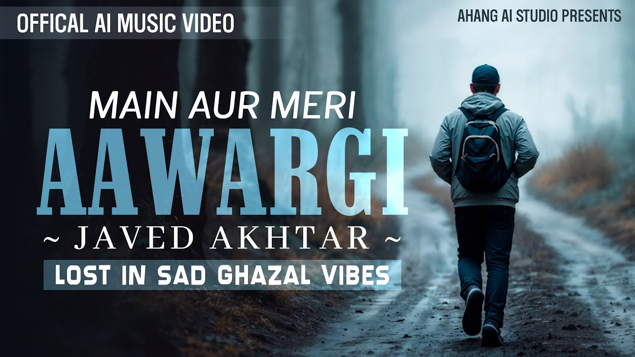 Main Aur Meri Awargi (Sad Urdu Ghazal) | AI-Version | Javed Akhtar | Ahang AI Studio