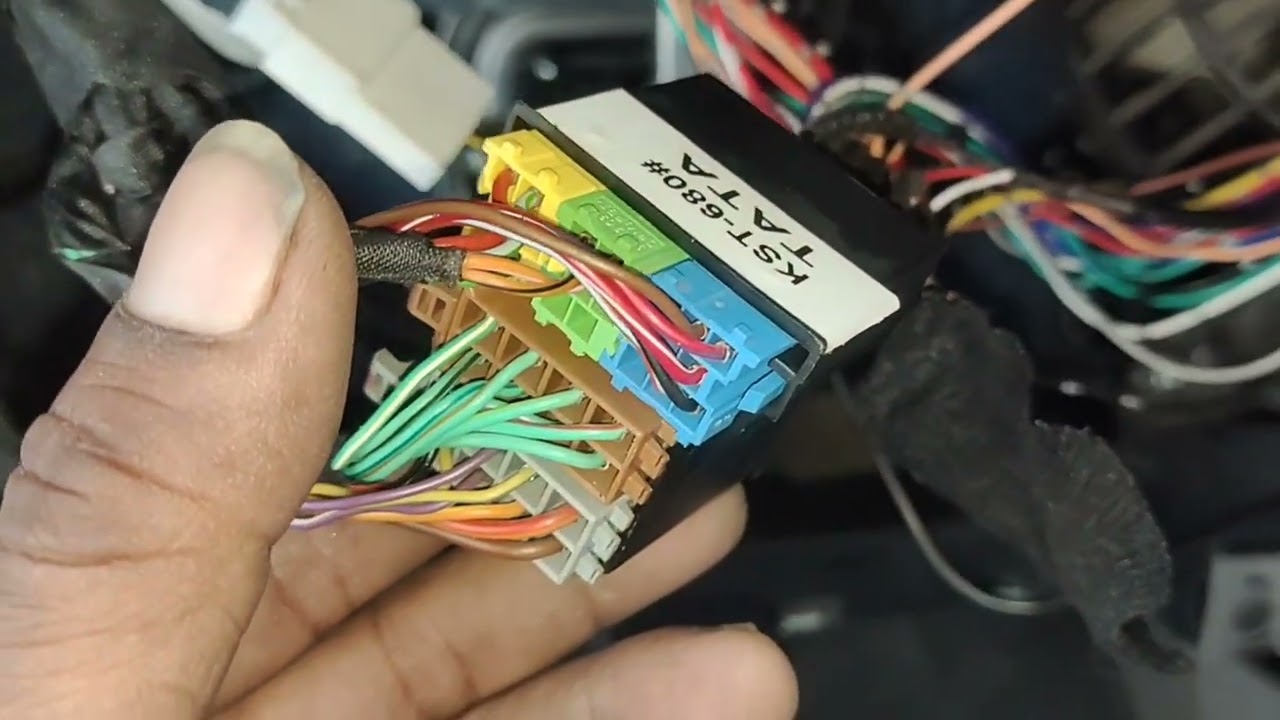 Tata NEXON xz+ || Android company camera &  Nexon Ambient lights k4 in install