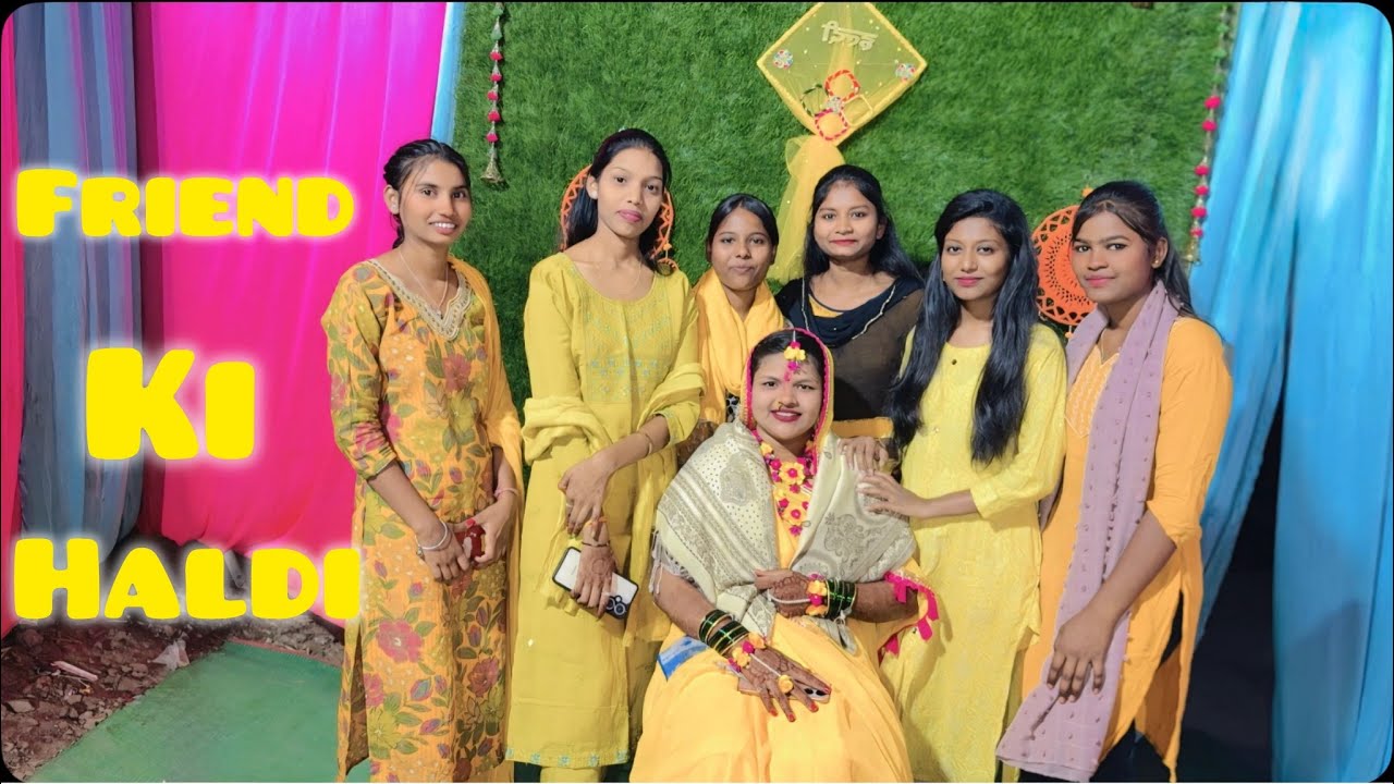 School Friend Ki Haldi 😇 | 11/03/26 Vlog