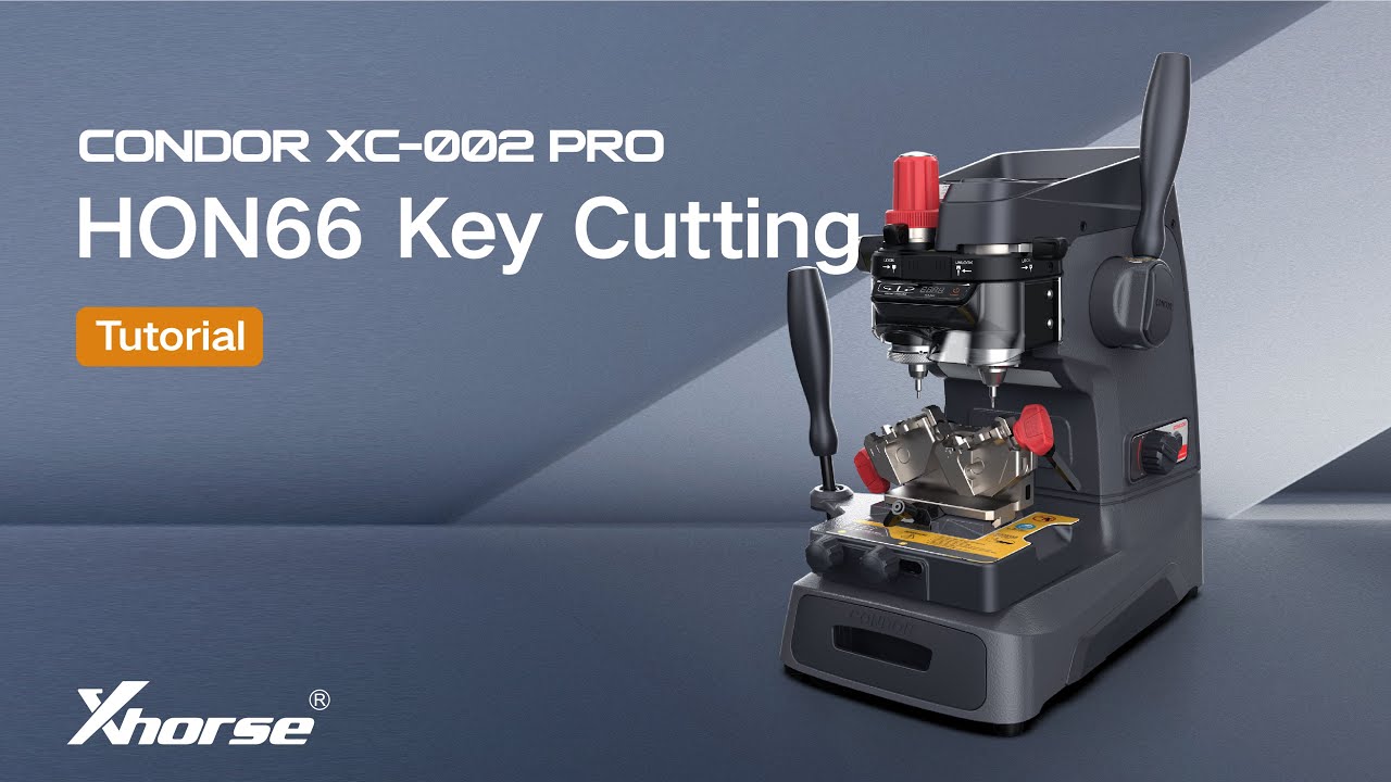 CONDOR XC-002 PRO HON66 Key Cutting | Xhorse