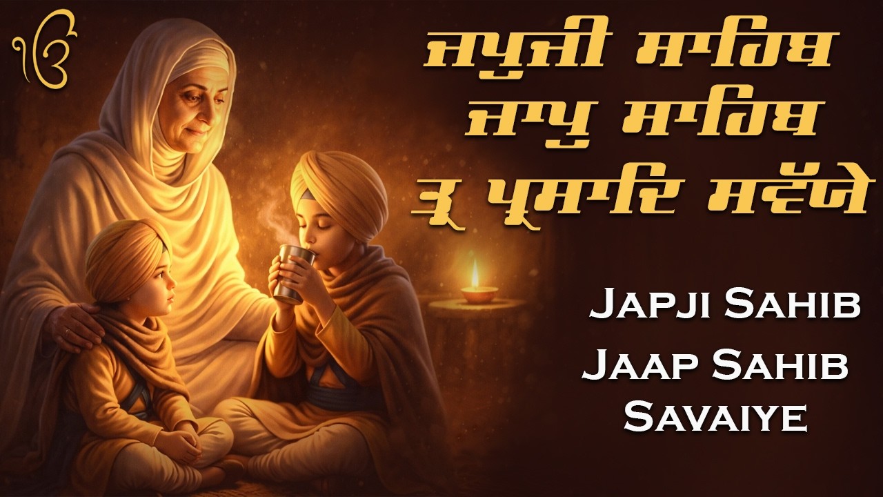 09-02-2026  ਜਾਪ ਸਾਹਿਬ ~ ਜਪੁਜੀ ਸਾਹਿਬ ~ Savaiye | Japji Sahib | Nitnam 3 Bani Jaap | Japji Sahib Jaap