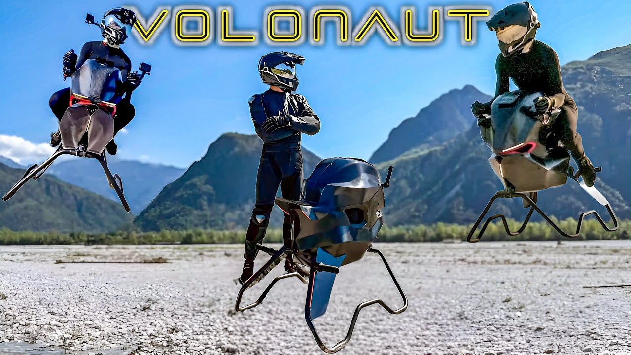 VOLONAUT AIRBIKE: THE FLYING MOTORCYCLE THAT HITS 200 KM/H!