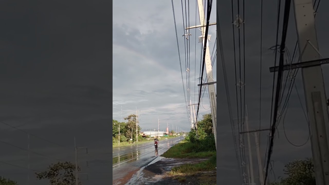 สายรุ้งหลังฝนตก #พ่อแทนน้องออกแบบ
