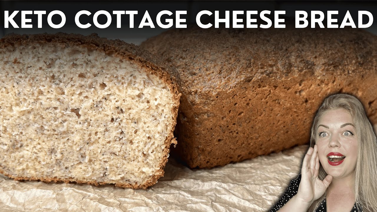Cottage Cheese Bread Loaf! Low Carb high protein bread, Healthy!