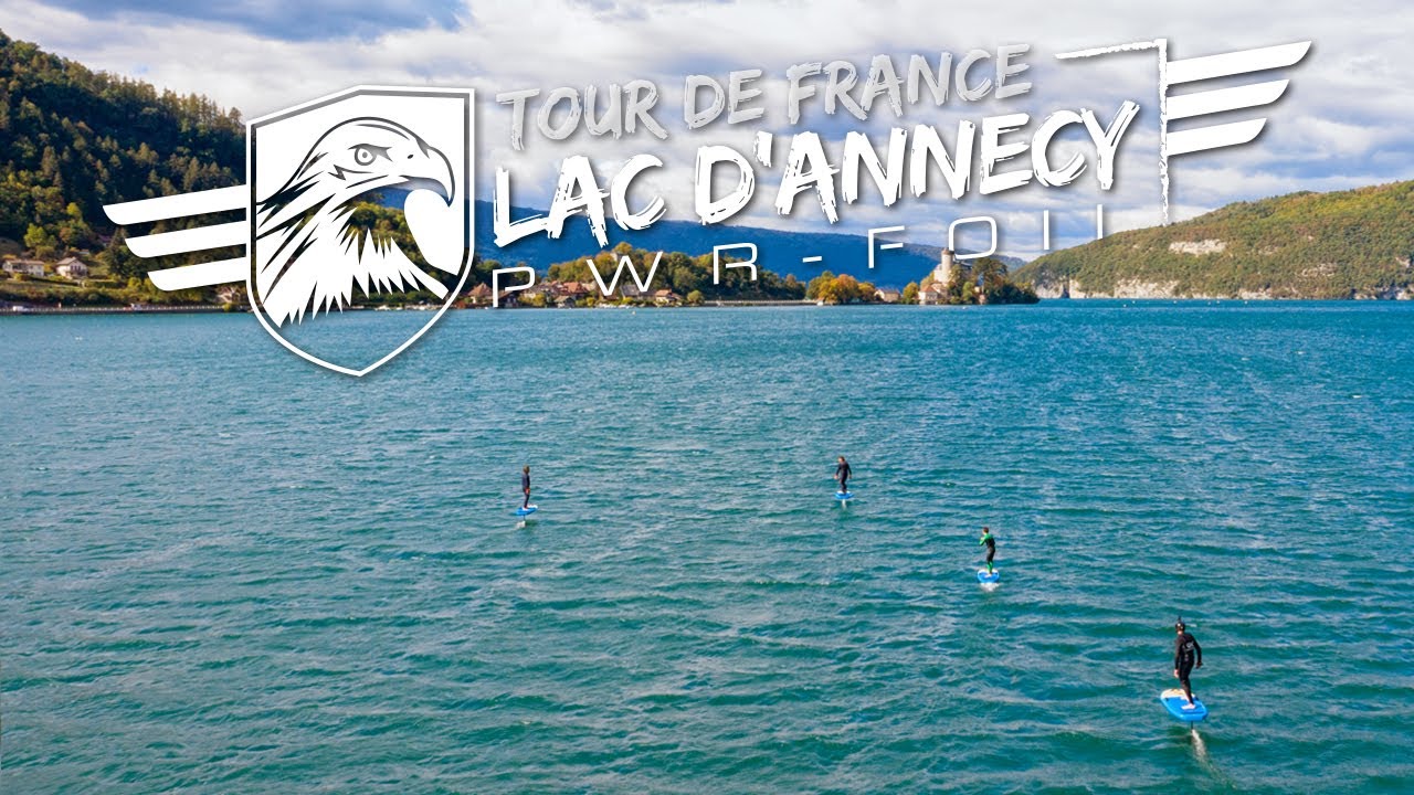 Session sur le Lac d'Annecy en eFoil PWR-Foil // Tour de France