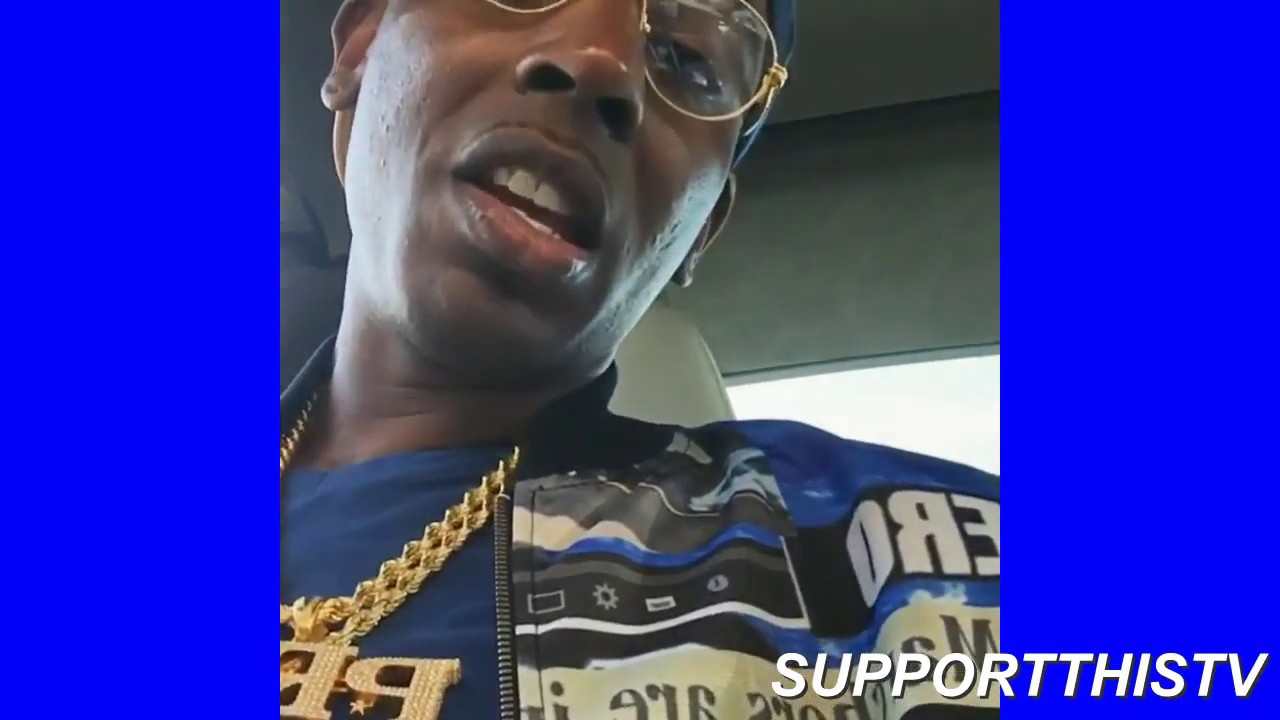 Young Dolph Smoking and Rapping in the Shower