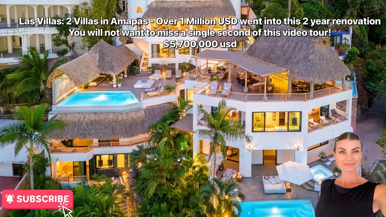 Las Villas | Amapas, Puerto Vallarta Home For Sale | Video Tour | $5,700,000usd | Ultimate Luxury