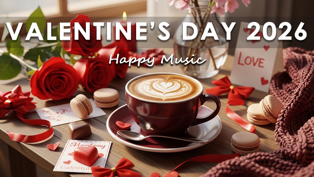 Valentine's Day 2026 💗 Happy Music | Romantic Bossa Nova Piano for Studying, Working & Relaxing