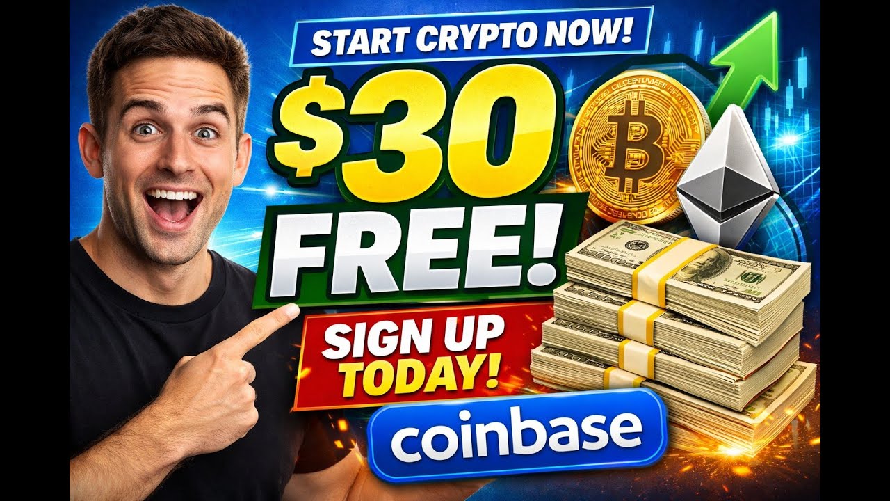 Начните инвестировать в криптовалюту на Coinbase и получите бонус в размере 30 долларов! #coinbas...