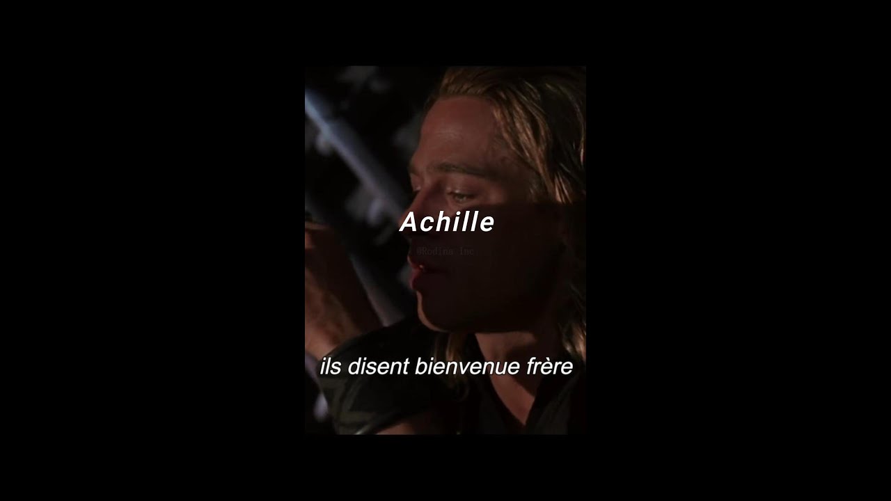 Achille donne une leçon a patrocle