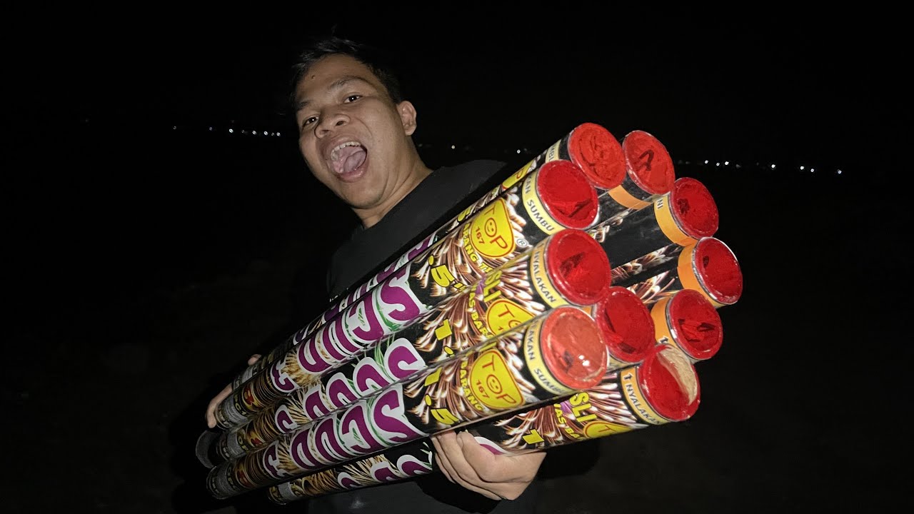 NYUMET MERCON BASOKA ROMAN CANDLE 1,5 TERBESAR SPESIAL MALAM LEBARAN 2022!!!
