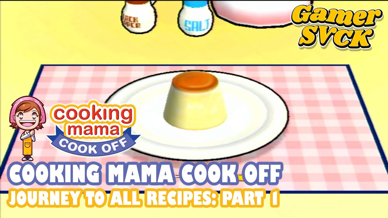Cooking Mama Cook Off (WII): Journey to All Recipes - Part 1 (No Commentary) 60FPS