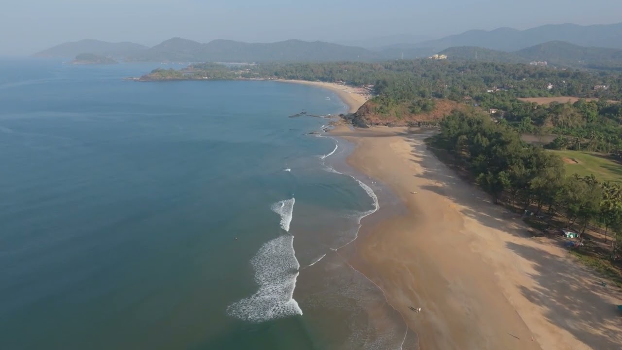 Rajbag Beach, flying to Patnem Beach and back.