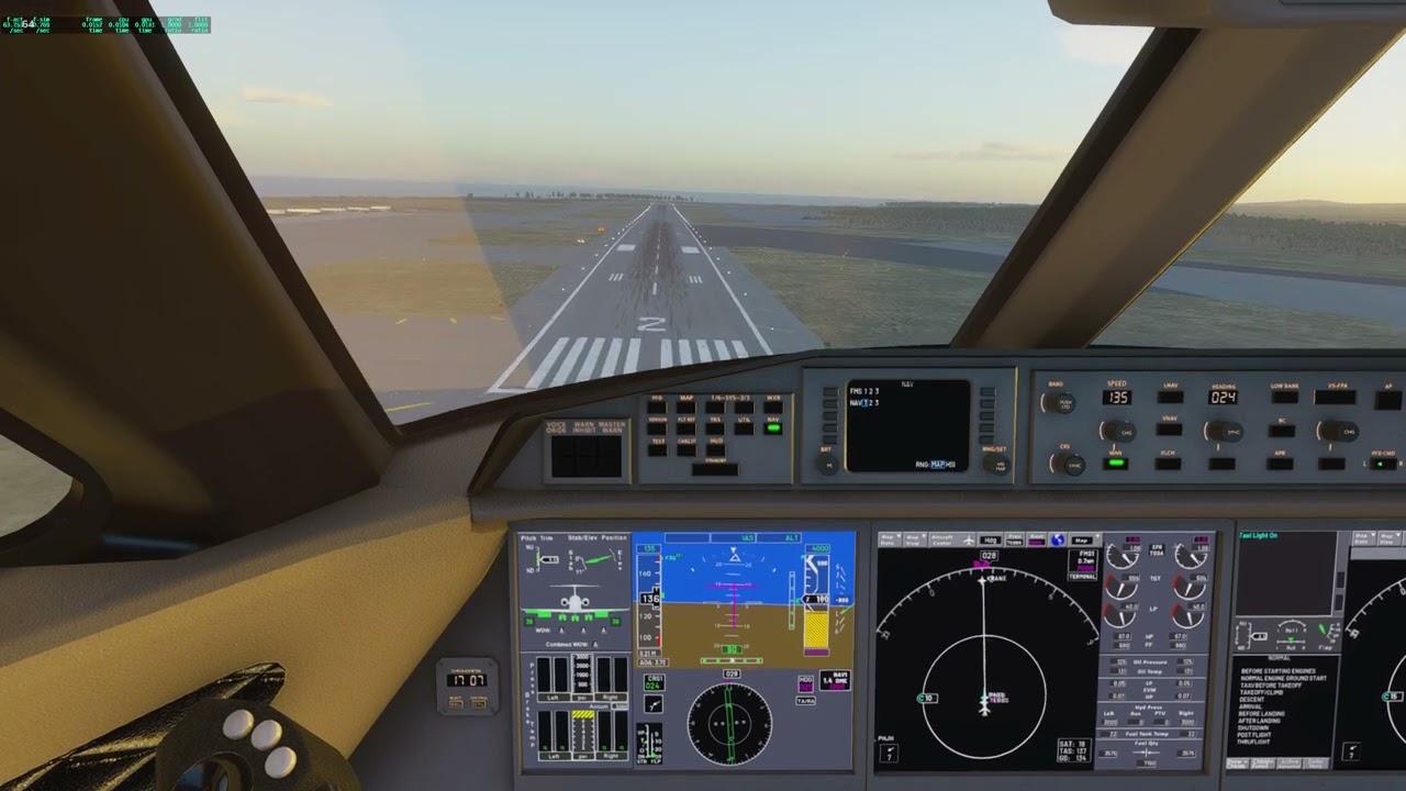 X-Plane 12 AKD Studios GLF650ER manual flying into Maui (PHOG)