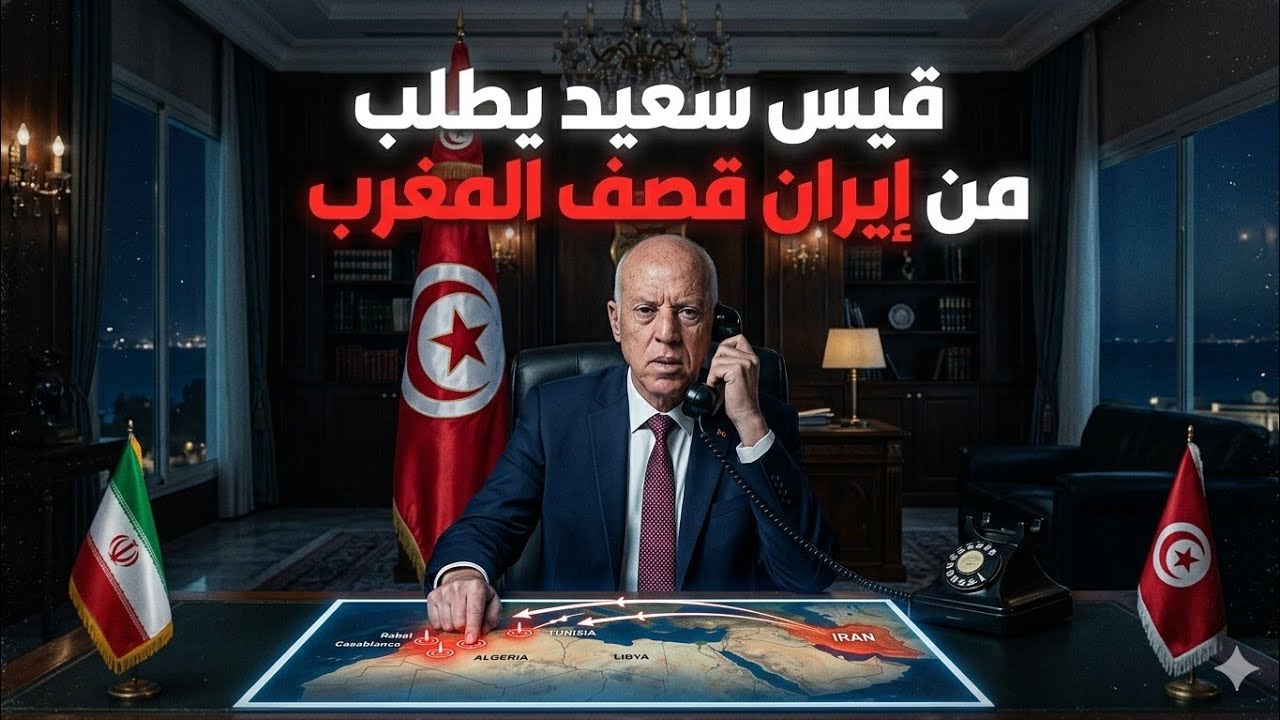 تونس تطعن الرباط بالظهر و قيس سعيد يطلب من ايران قصف المغرب و السبب غير متوقع 