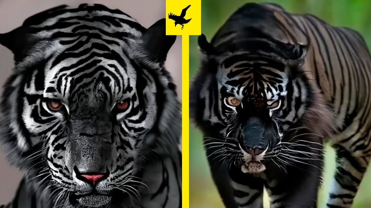 🐅EL TIGRE M&Aacute;S RARO DEL PLANETA &ndash; TIGRE NEGRO 🖤