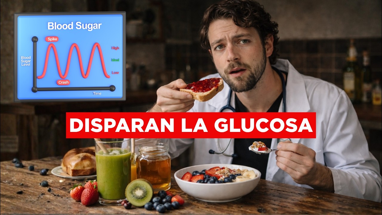 5 PEORES DESAYUNOS ❌ para DIABETES | (SUBEN mucho el AZÚCAR 📈)