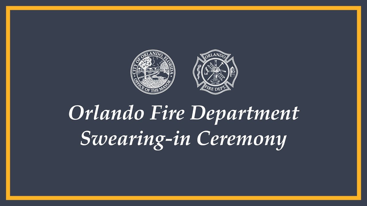 2026 Orlando Fire Department Swearing-In Ceremony of Chief Jason Revoldt
