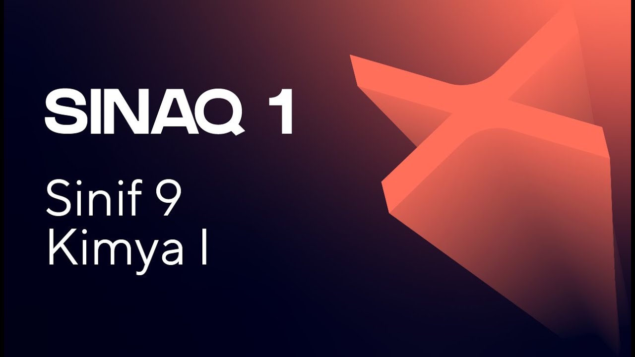 Kimya I 9-cu sinif   Güvən Sınaq 1 Qrup fənləri üzrə