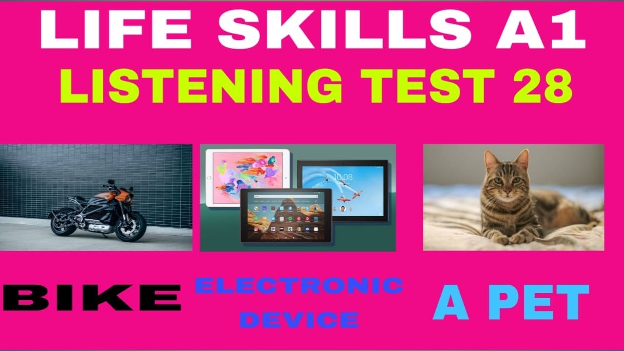 IELTS Life Skills A1 Listening | Test 28 | 2021 | By TFLS
