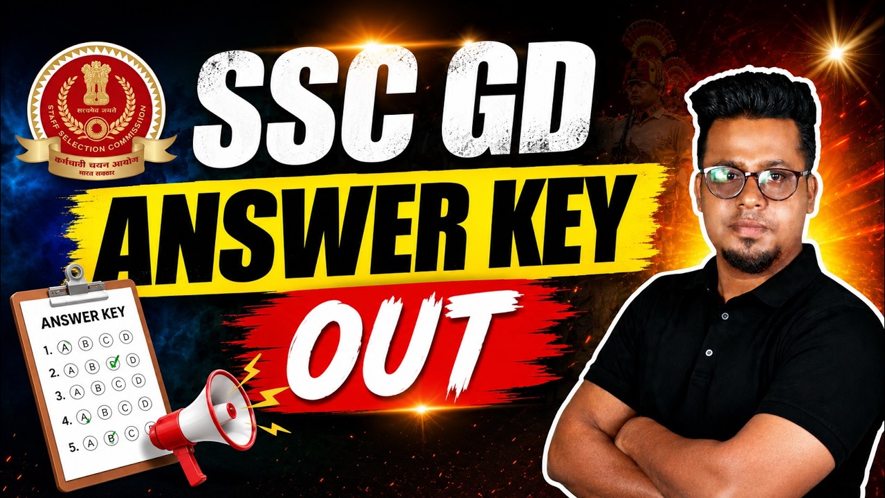 SSC GD Answer Key Published | SSC GD 2026 Answerkey out | Roy's Coaching