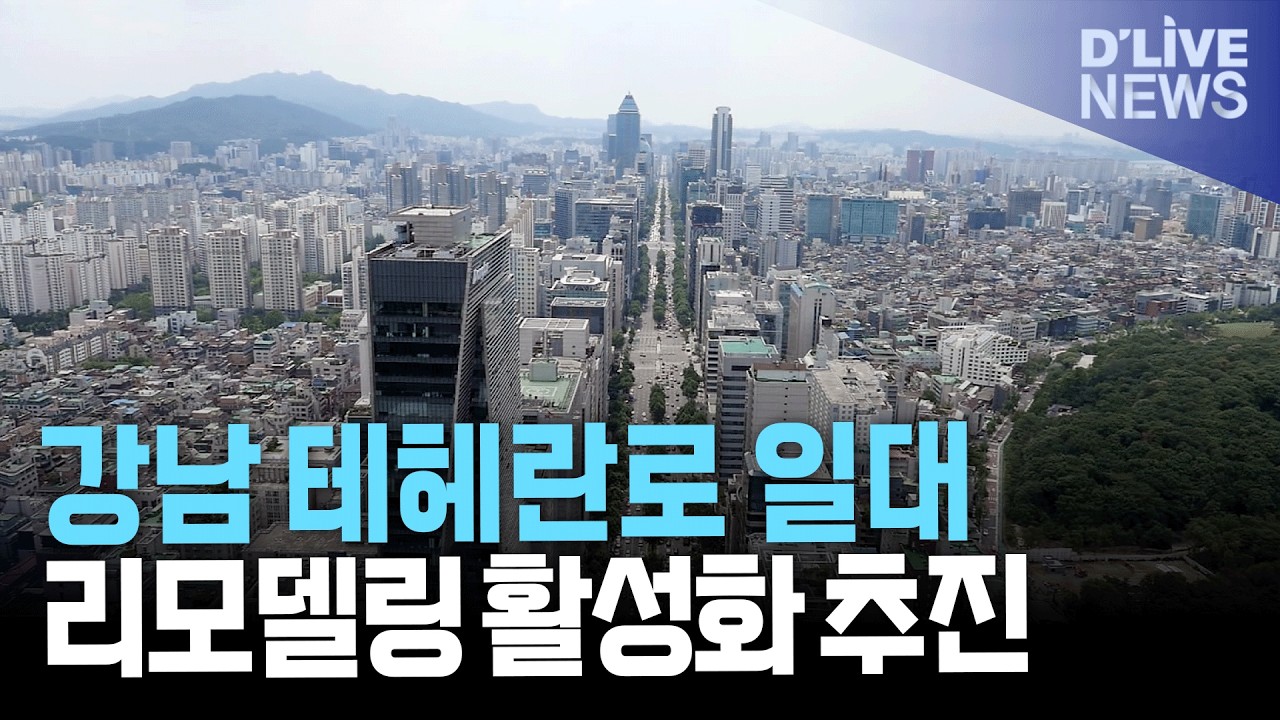 강남 테헤란로 일대 '리모델링 활성화 구역' 지정…철거 대신 리모델링 추진