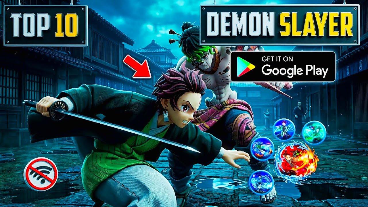 Top 10 Best Demon Slayer Games For Android In 2025 | High Graphics (Online/Offline)