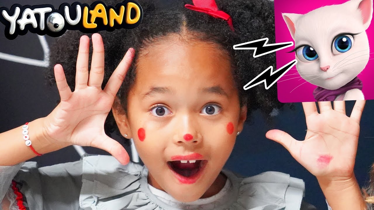 Talking ANGELA m'appelle - ne jamais inviter Angela à une FÊTE d’HALLOWEEN ! Elle PUNIT VERITY !!