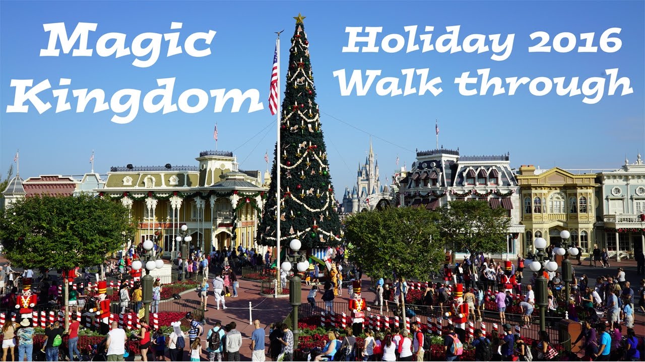 Magic Kingdom 2016 FULL 4K Walkthrough | Holiday 2016 + Mickey's Birthday | FL Attractions 360