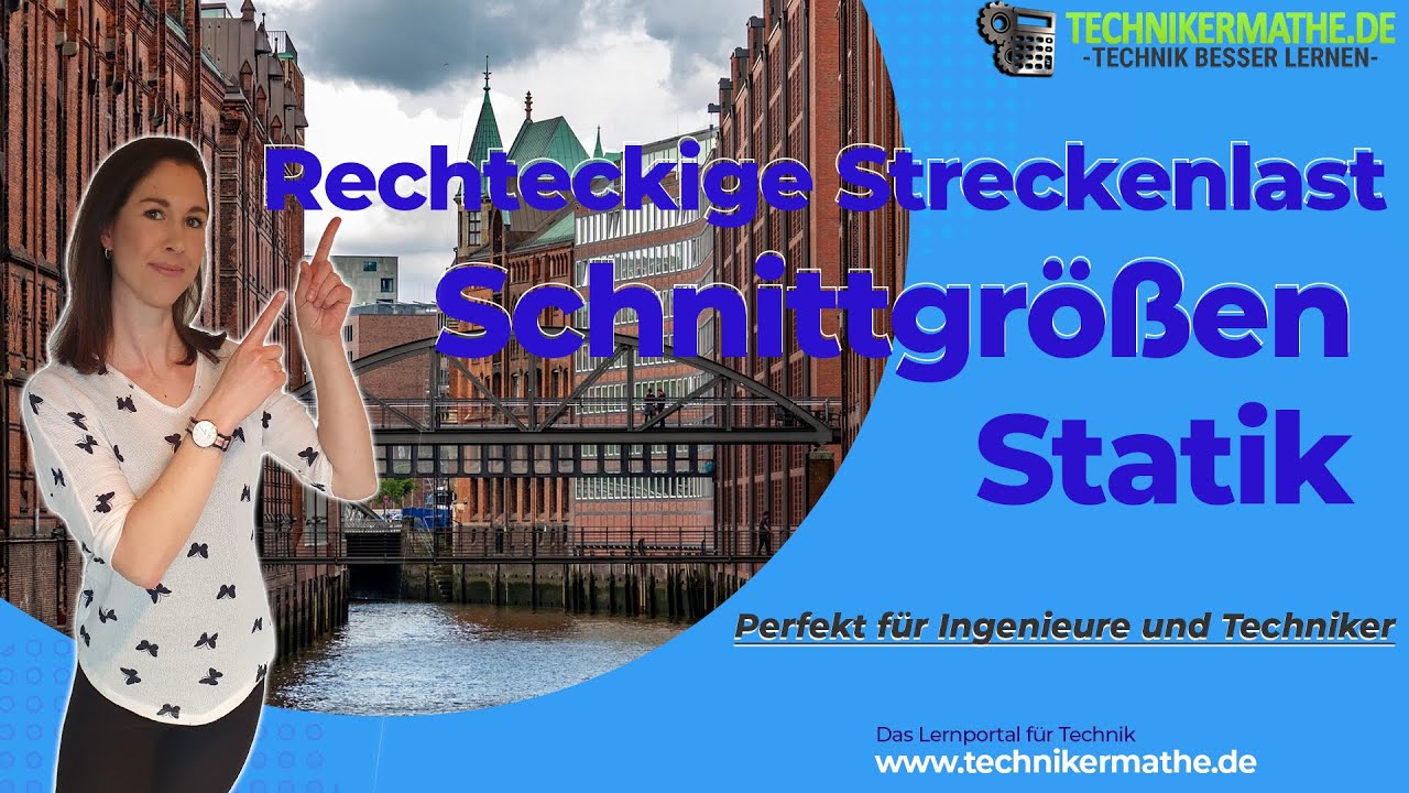 Schnittgrößen [konstante / rechteckige Streckenlast] - 🟢 optimal für Ingenieure & Techniker [2022]