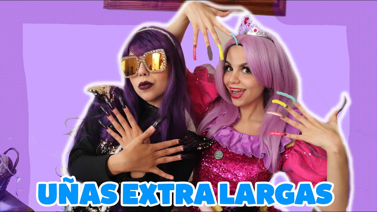 24 HORAS CON UÑAS EXTRA LARGAS / Mali y Emita